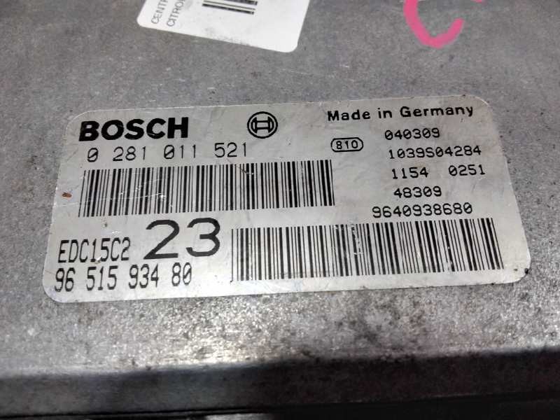 Recambio de centralita motor uce para citroen xsara picasso 2.0 hdi referencia OEM IAM 9640938680  