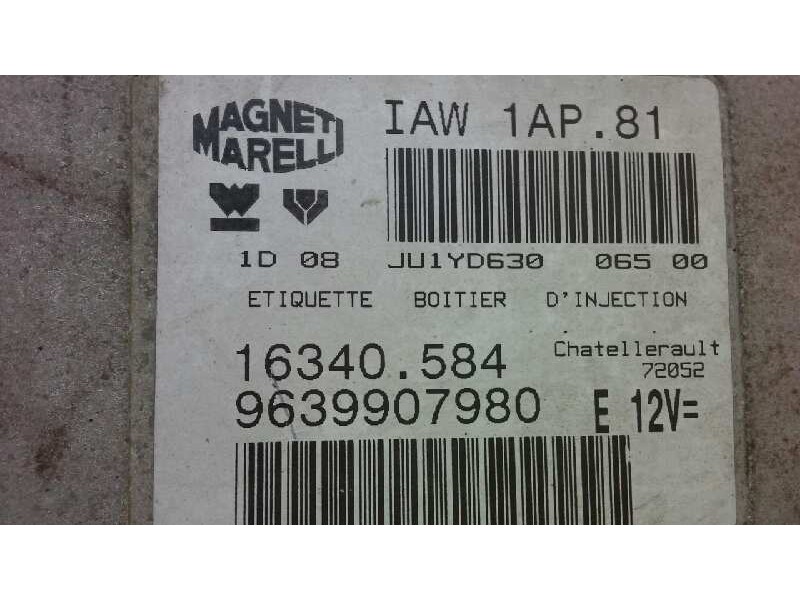 Recambio de centralita motor uce para citroen saxo 1.4 referencia OEM IAM IAW1AP81 305 