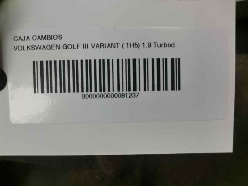 Recambio de caja cambios para volkswagen golf iii variant ( 1h5) 1.9 turbodiesel cat (aaz) referencia OEM IAM CHD GOLF 1.9 TD CH