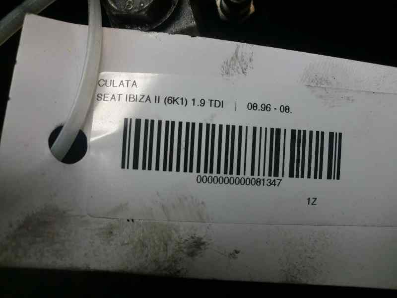 Recambio de culata para seat ibiza (6k) 1.9 tdi referencia OEM IAM 028103373N CULATA SEAT IBIZA 1.9 TDI (373E) 42804