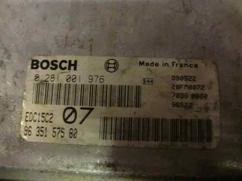 Recambio de centralita motor uce para citroen xsara berlina 2.0 hdi cat (rhy / dw10td) referencia OEM IAM 0281001976 296 42820