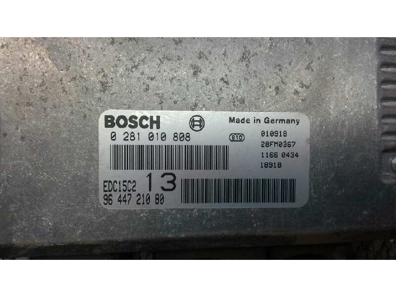 Recambio de centralita motor uce para citroen c5 berlina 2.0 hdi sx referencia OEM IAM 0281010808 343 