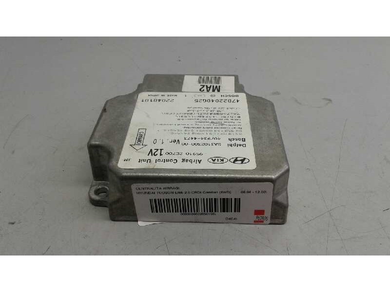 Recambio de centralita airbag para hyundai tucson (jm) 2.0 crdi comfort (4wd) referencia OEM IAM 47B22040G25  