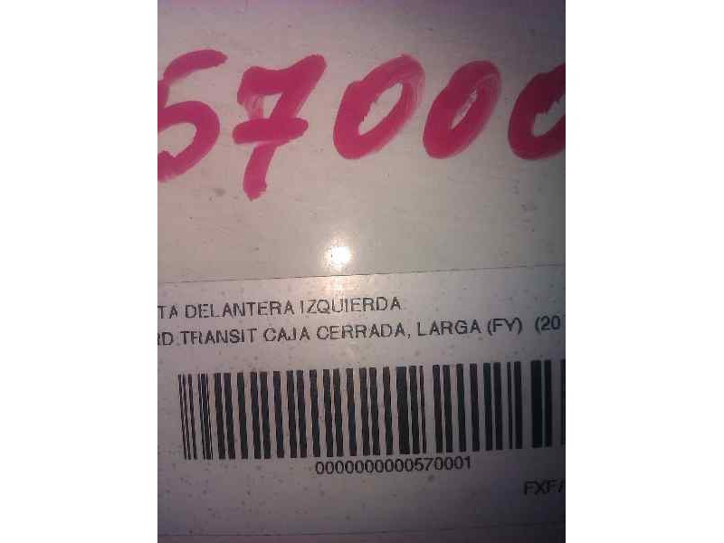 Recambio de aleta delantera izquierda para ford transit caja cerrada, larga (fy) (2000 =>) ft 350 2.4 referencia OEM IAM   