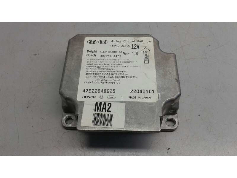 Recambio de centralita airbag para hyundai tucson (jm) 2.0 crdi comfort (4wd) referencia OEM IAM 47B22040G25  
