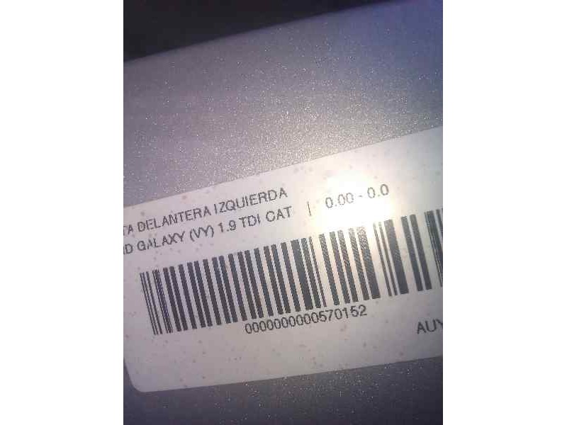 Recambio de aleta delantera izquierda para ford galaxy (vy) 1.9 tdi cat referencia OEM IAM   