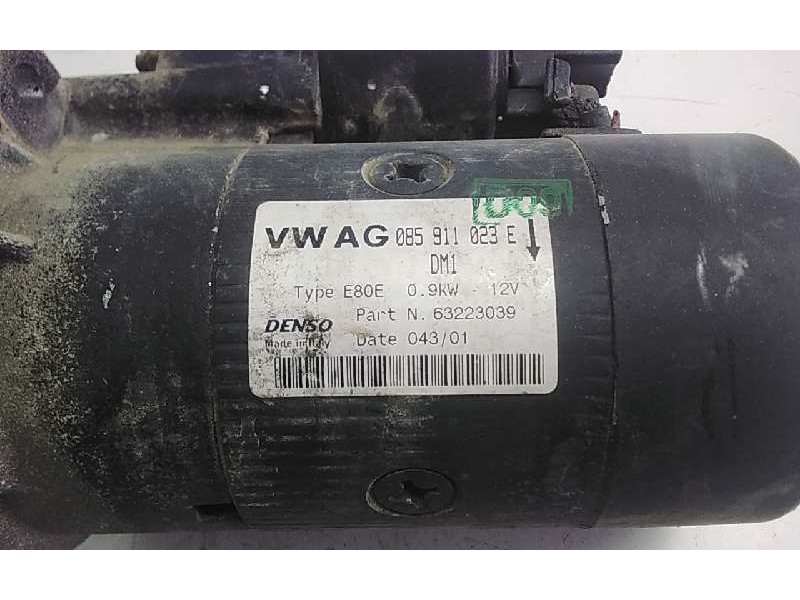Recambio de motor arranque para seat ibiza (6k1) select referencia OEM IAM 085911023E  