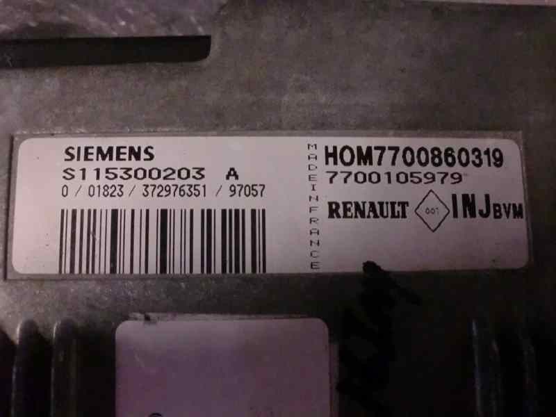 Recambio de centralita motor uce para renault megane i berlina hatchback (ba0) 1.6 referencia OEM IAM S115300203 220 43055