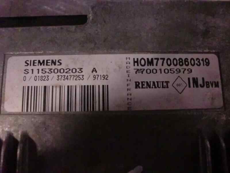 Recambio de centralita motor uce para renault megane i berlina hatchback (ba0) 1.6 referencia OEM IAM S115300203 257 43055