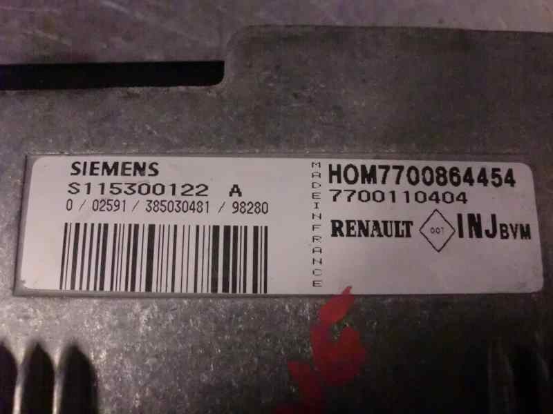 Recambio de centralita motor uce para renault megane i berlina hatchback (ba0) 1.6 referencia OEM IAM S115300122A 271 43055