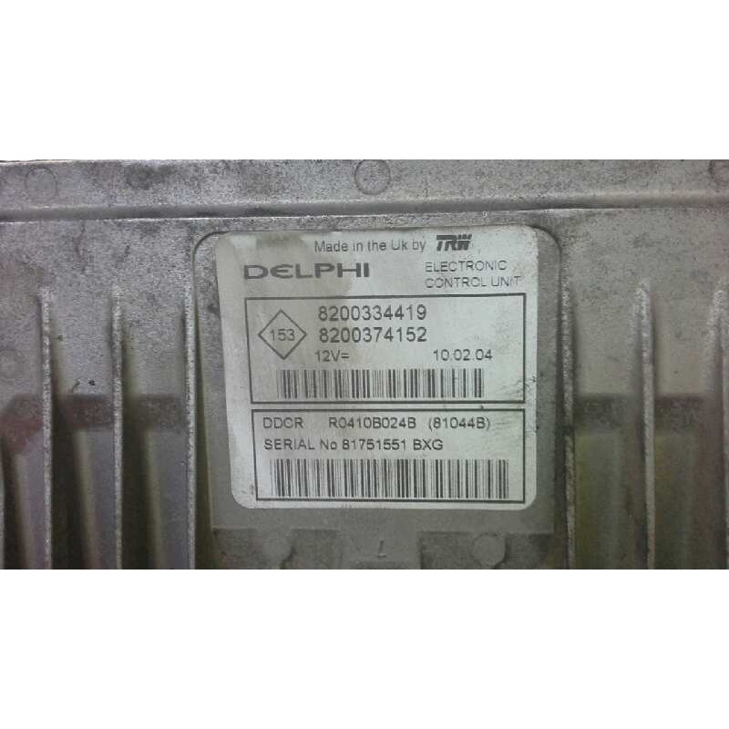 Recambio de centralita motor uce para renault megane ii berlina 5p confort expression referencia OEM IAM R0410B024B 209 82003741