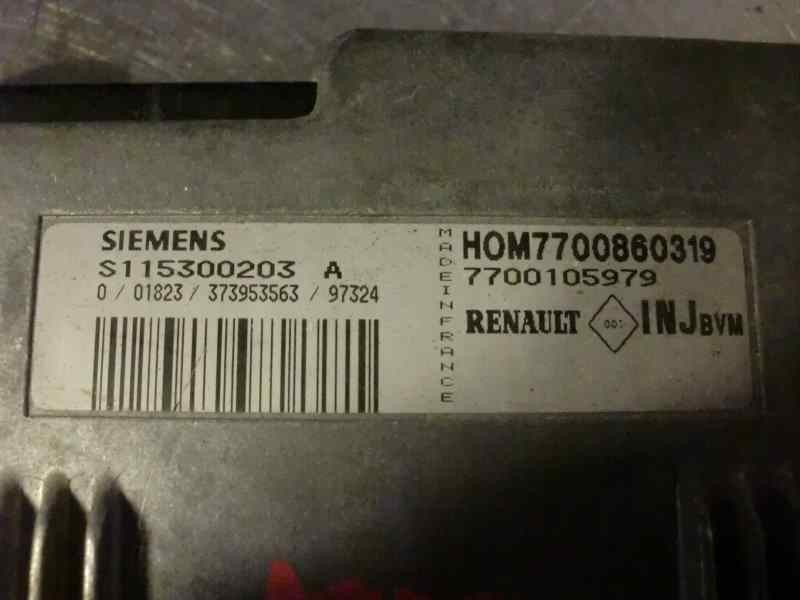 Recambio de centralita motor uce para renault megane i berlina hatchback (ba0) 1.6 referencia OEM IAM S115300203A 220 43055