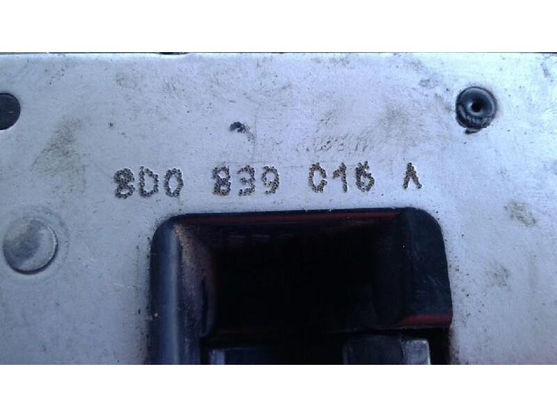 Recambio de cerradura puerta trasera derecha para audi a4 berlina (b5) 1.9 tdi referencia OEM IAM 8D0839016A  
