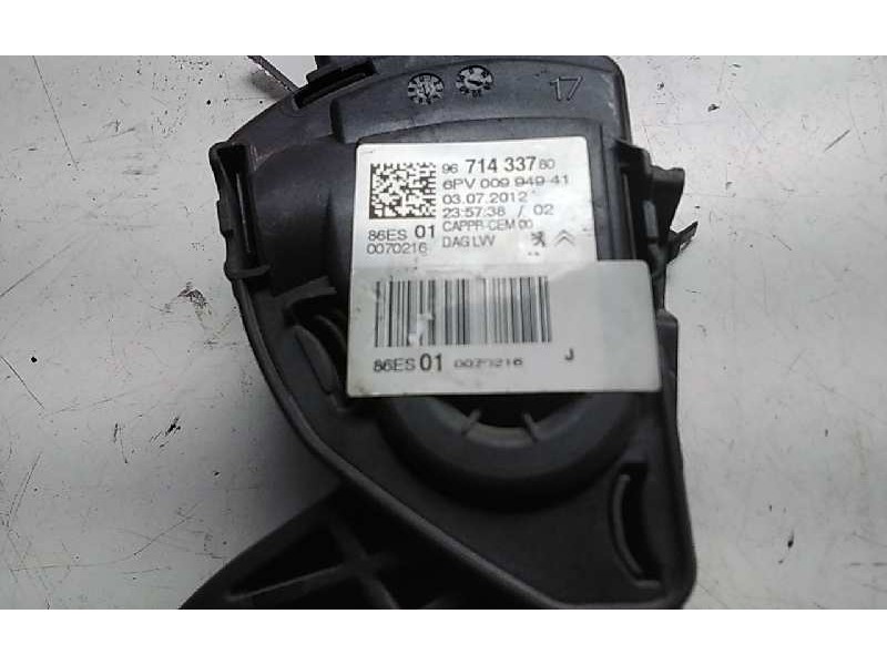 Recambio de potenciometro pedal para peugeot 208 style referencia OEM IAM 9671433780  