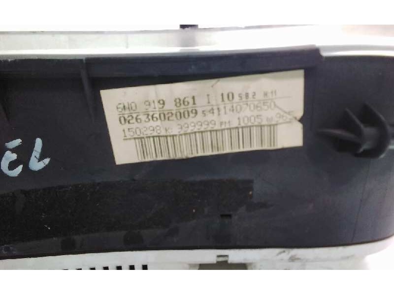 Recambio de cuadro instrumentos para volkswagen polo berlina (6n1) referencia OEM IAM 6N0919861  43734