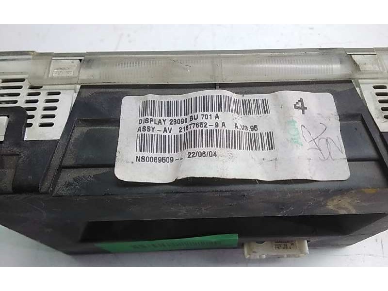 Recambio de pantalla multifuncion para nissan almera (n16/e) referencia OEM IAM 028130249  