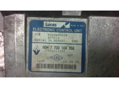 Recambio de centralita motor uce para renault clio ii fase i (b/cbo) 1.9 d alize referencia OEM IAM  265  2