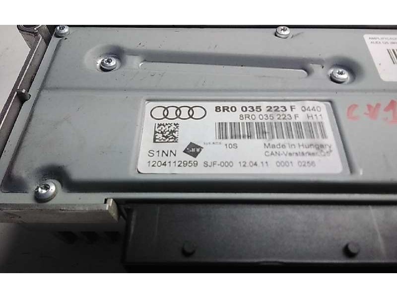 Recambio de amplificador de radio para audi q5 (8r) 2.0 tdi (125kw) referencia OEM IAM 8R0035223F  