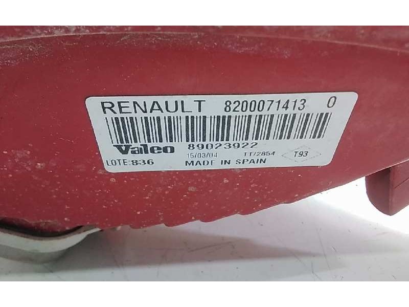 Recambio de piloto trasero izquierdo para renault clio ii fase ii (b/cb0) authentique referencia OEM IAM 8200071413  