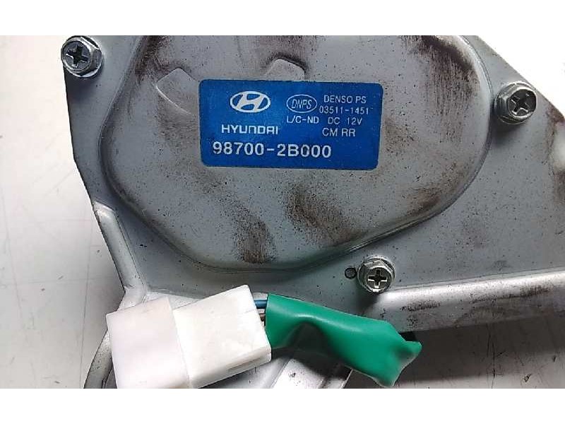 Recambio de motor limpia trasero para hyundai santa fe (bm) 2.2 crdi comfort 4x4 referencia OEM IAM 987002B000  