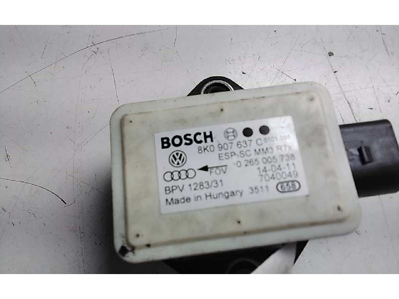 Recambio de senson control estabilidad para audi q5 (8r) 2.0 tdi (125kw) referencia OEM IAM 8K0907637  
