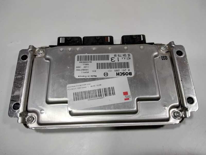 Recambio de centralita motor uce para peugeot 1007 dolce referencia OEM IAM 964999380  