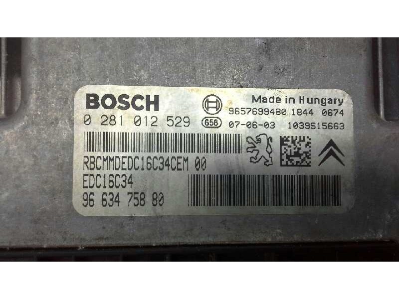 Recambio de centralita motor uce para citroen c3 hdi 70 furio referencia OEM IAM  319 