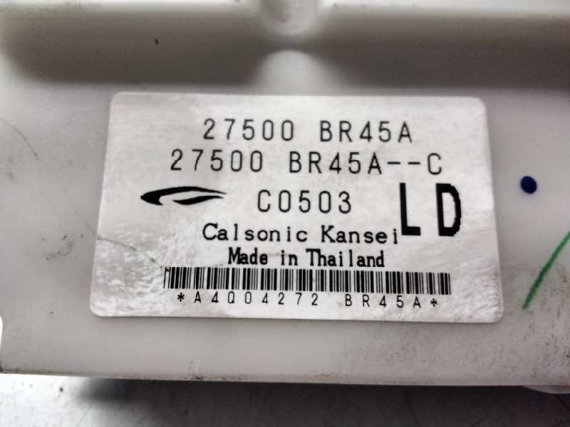 Recambio de mando calefaccion / aire acondicionado para nissan qashqai (j10) acenta referencia OEM IAM 27500BR45A  