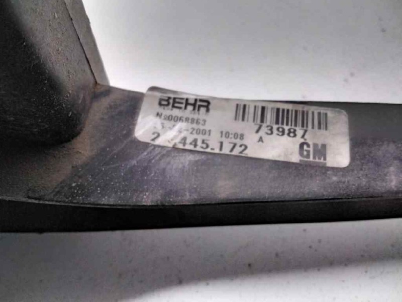 Recambio de electroventilador para opel corsa c comfort referencia OEM IAM 73987  