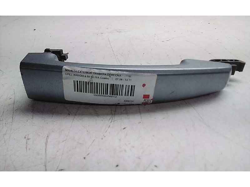 Recambio de maneta exterior trasera derecha para opel insignia berlina cosmo referencia OEM IAM   