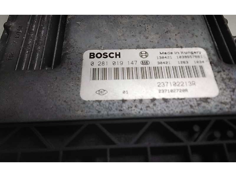 Recambio de centralita motor uce para dacia dokker ambiance referencia OEM IAM 0381019147  