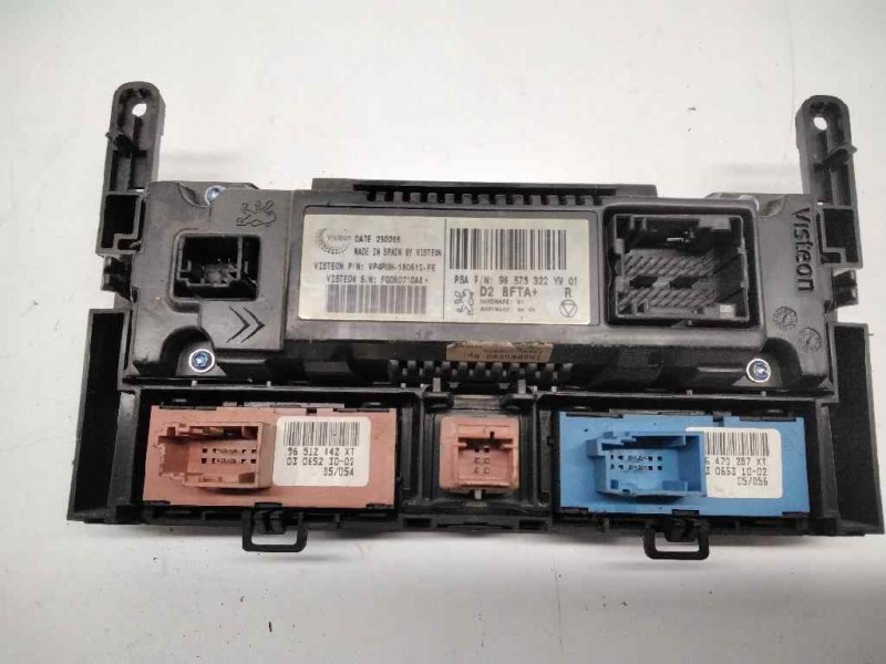 Recambio de mando climatizador para peugeot 407 st sport referencia OEM IAM 96573322  