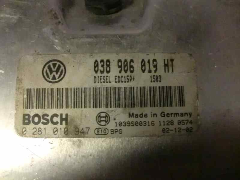 Recambio de centralita motor uce para seat ibiza (6k1) 1.9 tdi referencia OEM IAM 0281010947 278 44652