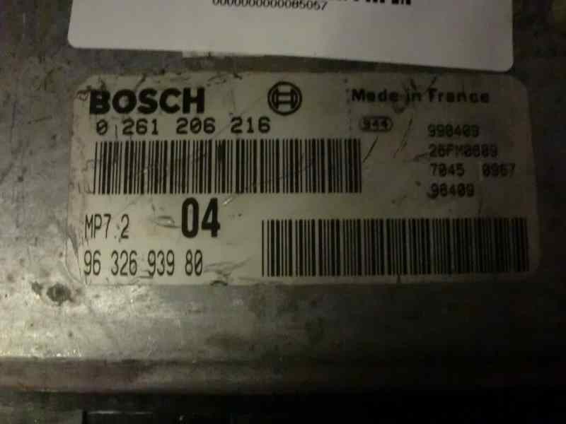 Recambio de centralita motor uce para peugeot 206 berlina 1.4 referencia OEM IAM 0261206216 BOSCH 44804