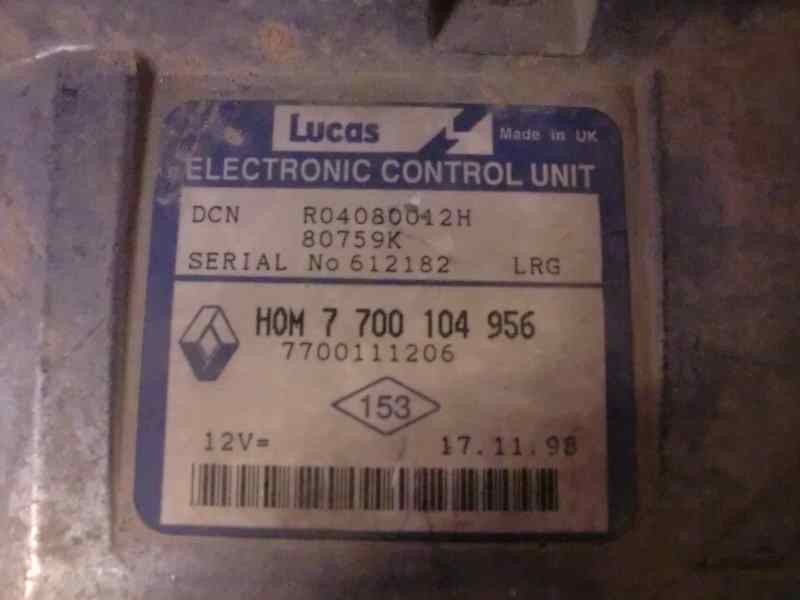 Recambio de centralita motor uce para renault kangoo (f/kc0) 1.9 diesel referencia OEM IAM R04080012H 276 44864