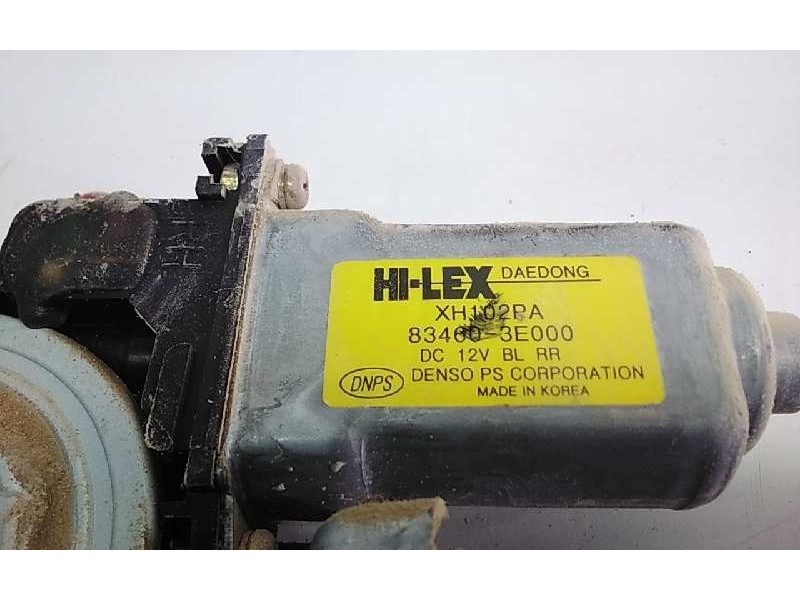 Recambio de elevalunas trasero derecho para kia sorento 2.5 crdi active referencia OEM IAM 834603E000  