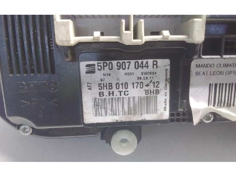 Recambio de mando climatizador para seat leon (1p1) 1.6 tdi referencia OEM IAM 5P0907044R  