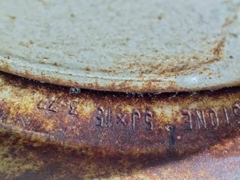 Recambio de llanta hierro para ebro f-260 furgoneta referencia OEM IAM 15-5-TORNILLOS  