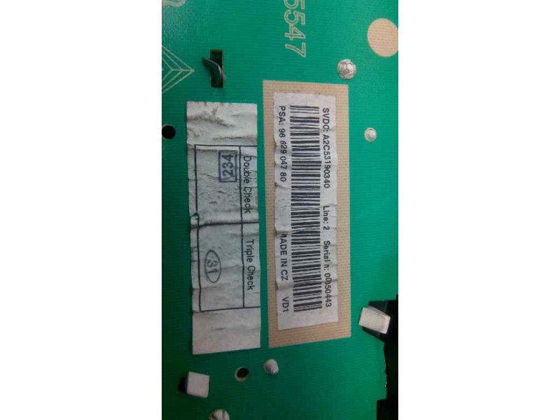 Recambio de cuadro instrumentos para peugeot 207 x-line referencia OEM IAM A2C53065547  