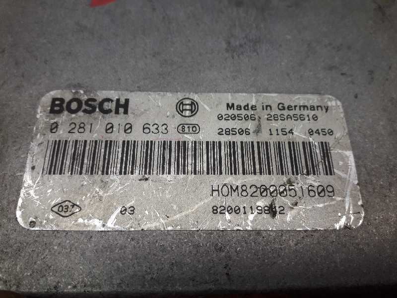 Recambio de centralita motor uce para renault trafic (desde 5.89) referencia OEM IAM 0281010633 356 45281