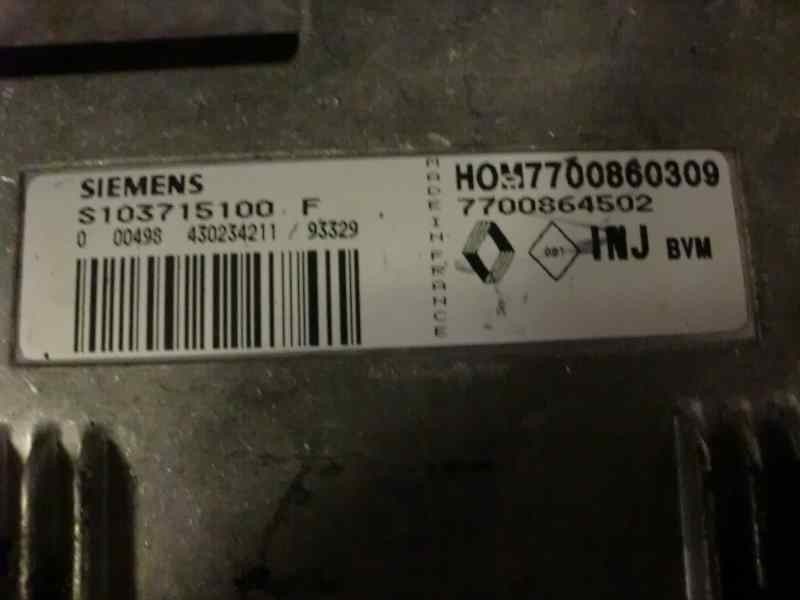 Recambio de centralita motor uce para renault laguna ii (bg0) 3.0 v6 referencia OEM IAM S10375100F 213 