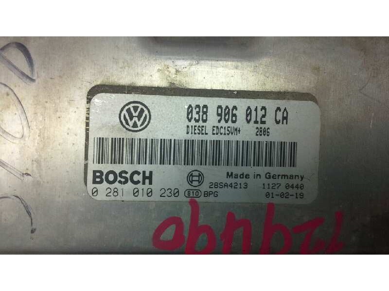 Recambio de centralita motor uce para seat leon (1m1) stella referencia OEM IAM 038906012 329 