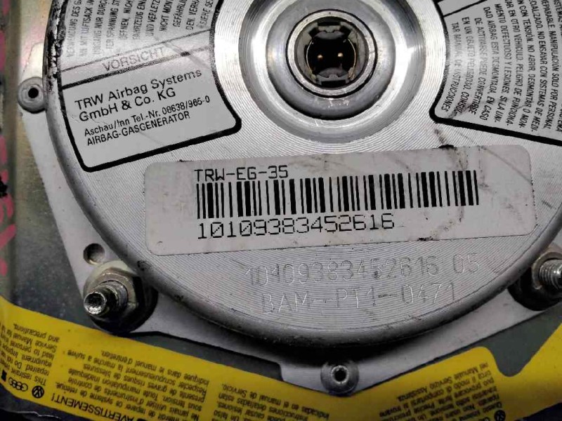 Recambio de airbag delantero izquierdo para volkswagen polo berlina (6n1) concept referencia OEM IAM 10109383452616  