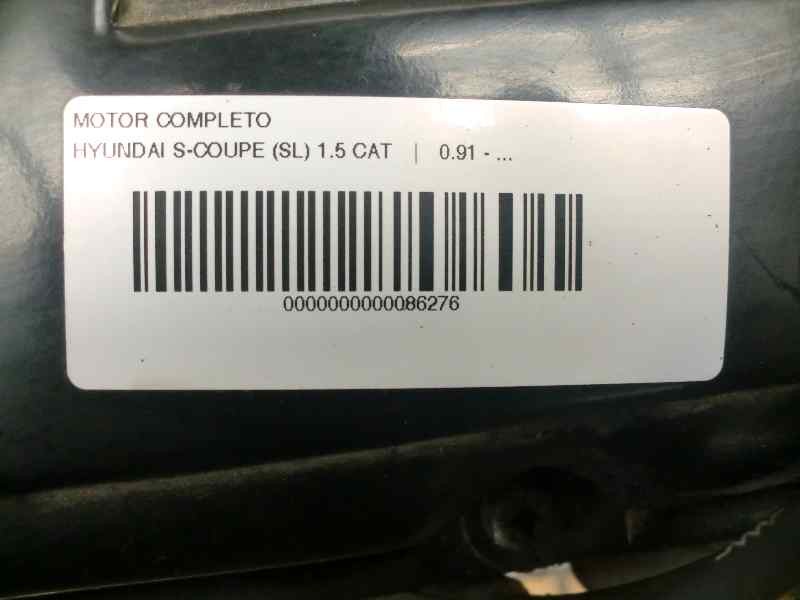 Recambio de motor completo para hyundai s-coupe (sl) 1.5 cat referencia OEM IAM G4DJ  45598