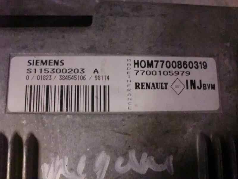 Recambio de centralita motor uce para renault megane i berlina hatchback (ba0) 1.9 dti diesel cat referencia OEM IAM S115300203A