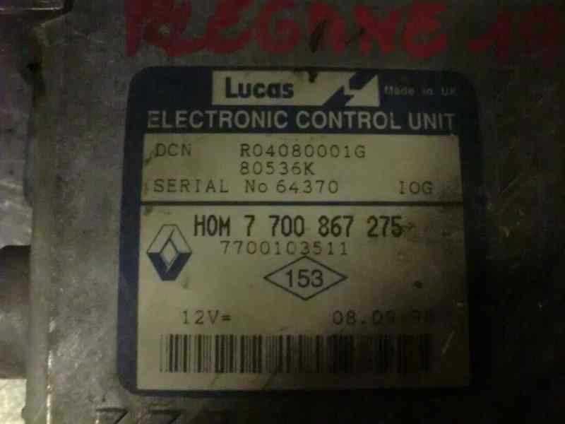 Recambio de centralita motor uce para renault megane i berlina hatchback (ba0) 1.9 dti diesel cat referencia OEM IAM R040800016 