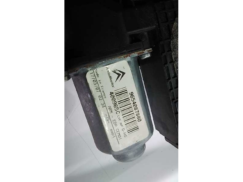 Recambio de elevalunas delantero izquierdo para citroen c4 picasso sx referencia OEM IAM 9654087880  