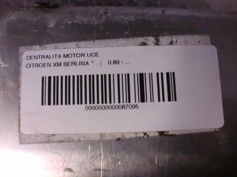 Recambio de centralita motor uce para citroen xm berlina referencia OEM IAM 0280000347 BOSCH 46244