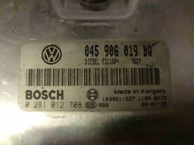 Recambio de centralita motor uce para seat ibiza (6l1) 1.4 tdi referencia OEM IAM 0281012708 278 46652