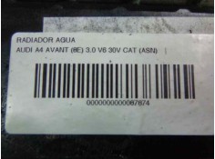 Recambio de radiador agua para audi a4 avant (8e) 3.0 v6 30v cat (asn) referencia OEM IAM    2